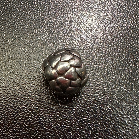 Pandora Silver Heart and Bow Bracelet Charms - Picture 2 of 9